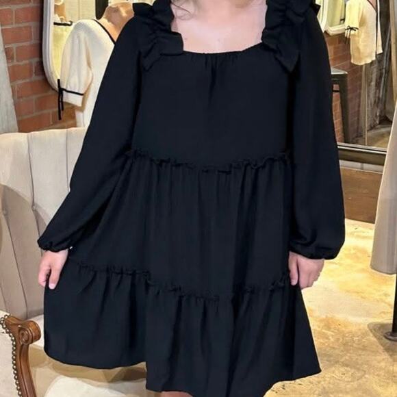 Oddy Oversized Black Dress - Size L - Picture 1 of 4